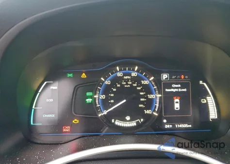 2019 Hyundai Ioniq Blue z USA, uszkodzony, nr VIN KMHC65LCXKU117820